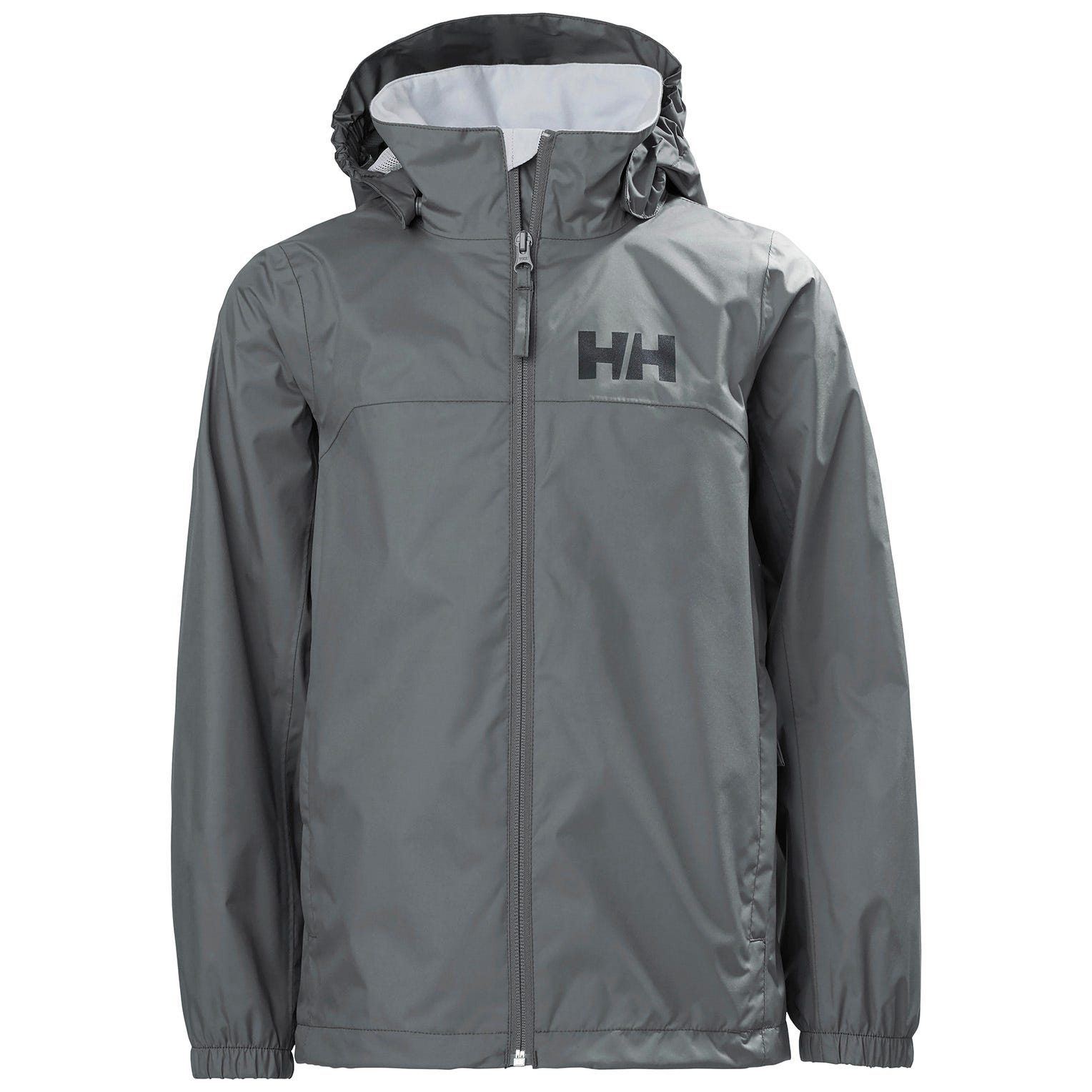 Helly-Hansen unisex-child Juniors Moss Rain Coat Jacket With Full Rain Protection 