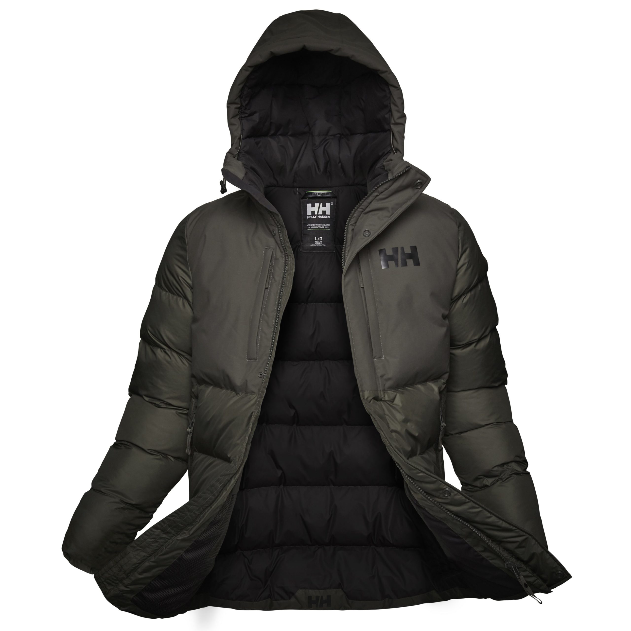 NEW $300 HELLY HANSEN Size Medium Mens Puffy Jacket Winter Coat