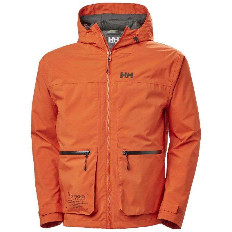 Helly Hansen Men's Moss Waterproof Pu Rain Anorak with Hood, Blaze Orange,  Large : : Clothing, Shoes & Accessories
