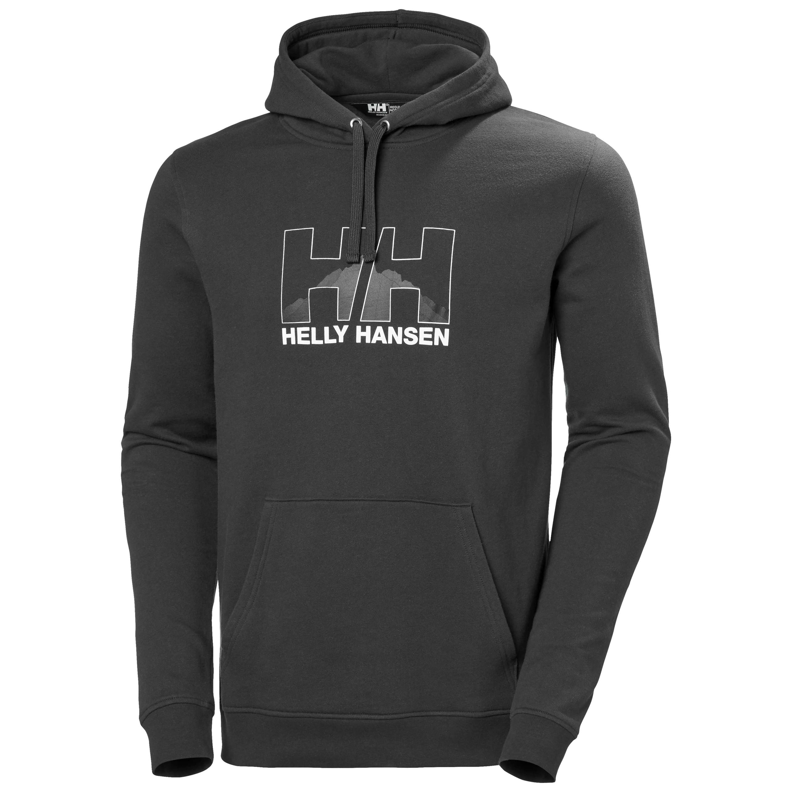 Camiseta Helly Hansen Nord Graphic Negra Hombre