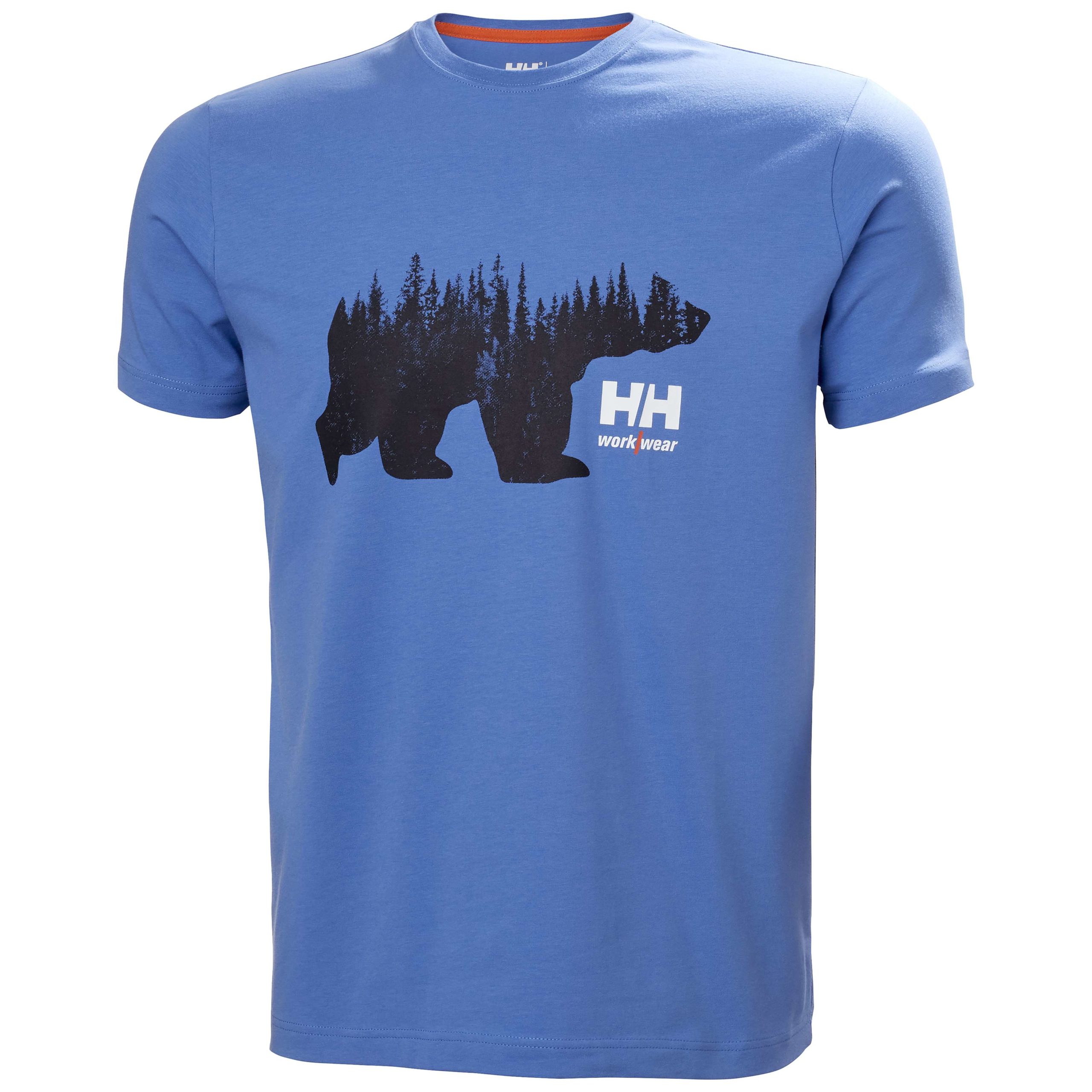 Camiseta Helly Hansen Core Graphic azul para hombre